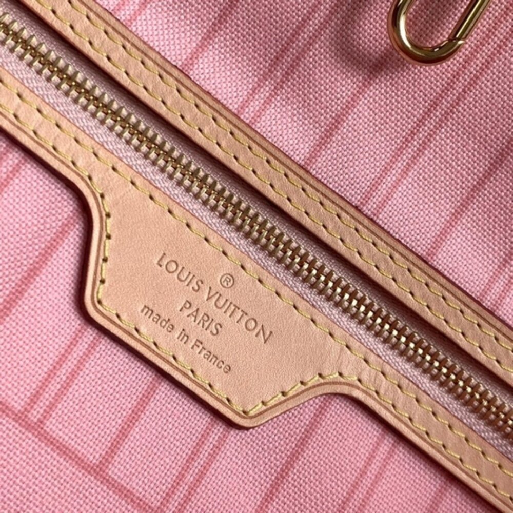 Louis Vuitton Neverfull Pink Lining Bag - Picture 2 of 6